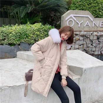 2020 winter new down jacket mid-length Korean white duck down hooded big fur collar slim fashion simple all-match women's jacket
2020 winter new down jacket mid-length Korean white duck down hooded big fur collar slim fashion simple all-match women's jacket