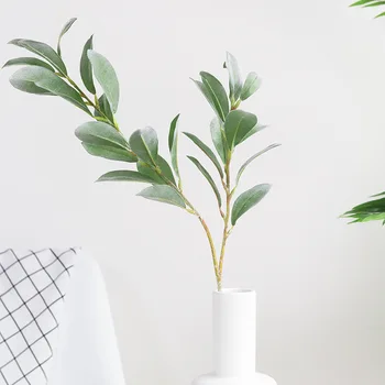 Modern Minimalist Style 2 Forks White Leaf Flocked Craft Simulated Leaves Home Indoor Decoration Artificial Plant
Modern Minimalist Style 2 Forks White Leaf Flocked Craft Simulated Leaves Home Indoor Decoration Artificial Plant