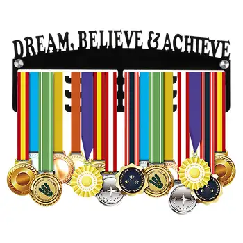 3 Layers Medal Hanging Holder Rack Hanger Bracket Wall Medals Display Hooks DREAM BELIEVE ACHIEVE Challenge Home Office Wall
3 Layers Medal Hanging Holder Rack Hanger Bracket Wall Medals Display Hooks DREAM BELIEVE ACHIEVE Challenge Home Office Wall