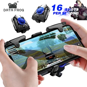 DATA FROG Mobile Phone Gaming Trigger for PUBG Gamepad Game Turbo Fire Button 16 Shots Per Second L1R1 Shooter Pubg Controller
DATA FROG Mobile Phone Gaming Trigger for PUBG Gamepad Game Turbo Fire Button 16 Shots Per Second L1R1 Shooter Pubg Controller