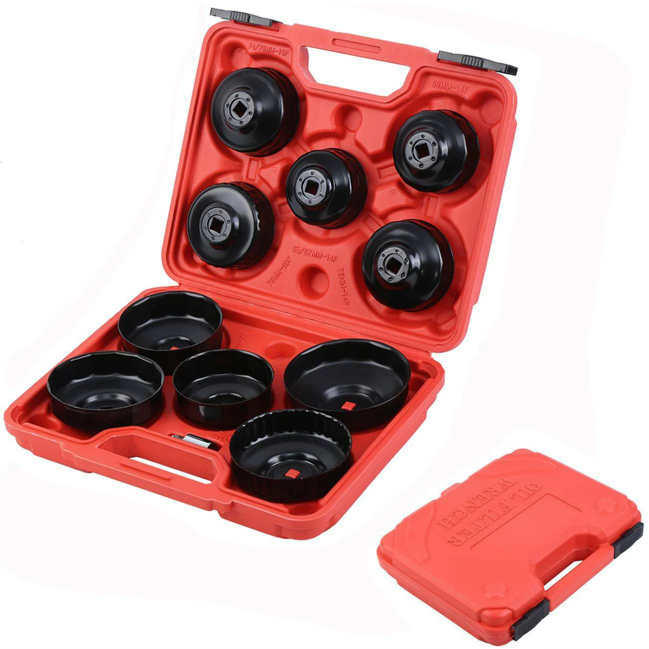 Samger 11Pcs Oil Filter Socket Set Remover Installer Tool Oil Filter Cap Wrench Cup Socket Tool Set With Portable Storage Case
Samger 11Pcs Oil Filter Socket Set Remover Installer Tool Oil Filter Cap Wrench Cup Socket Tool Set With Portable Storage Case