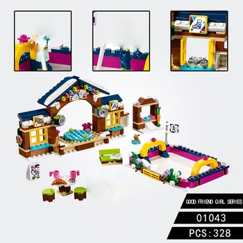 Compatible GSBAN Friends Girls Snow Resort Ice Rink set 01043 Skating GSBAN Ski Model Building Blocks toys for children 328PCS
Compatible GSBAN Friends Girls Snow Resort Ice Rink set 01043 Skating GSBAN Ski Model Building Blocks toys for children 328PCS
