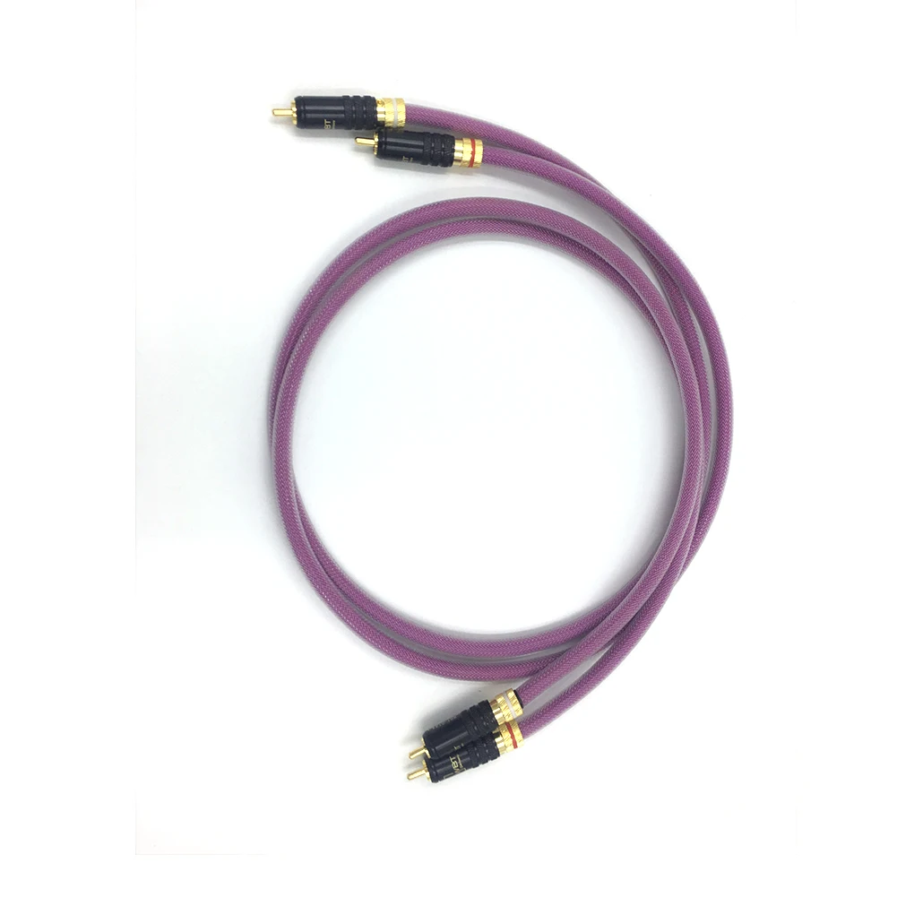Hifi 1Pair Hifi OFC RCA interconnect cable with 24K Gold platedRCA Plug HI-End RCA Interconnect Cable
Hifi 1Pair Hifi OFC RCA interconnect cable with 24K Gold platedRCA Plug HI-End RCA Interconnect Cable