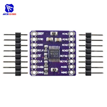 diymore CJMCU1220 ADS1220 I2C Low Power 24 Bit Analog to Digital Converter Module with Pin
diymore CJMCU1220 ADS1220 I2C Low Power 24 Bit Analog to Digital Converter Module with Pin