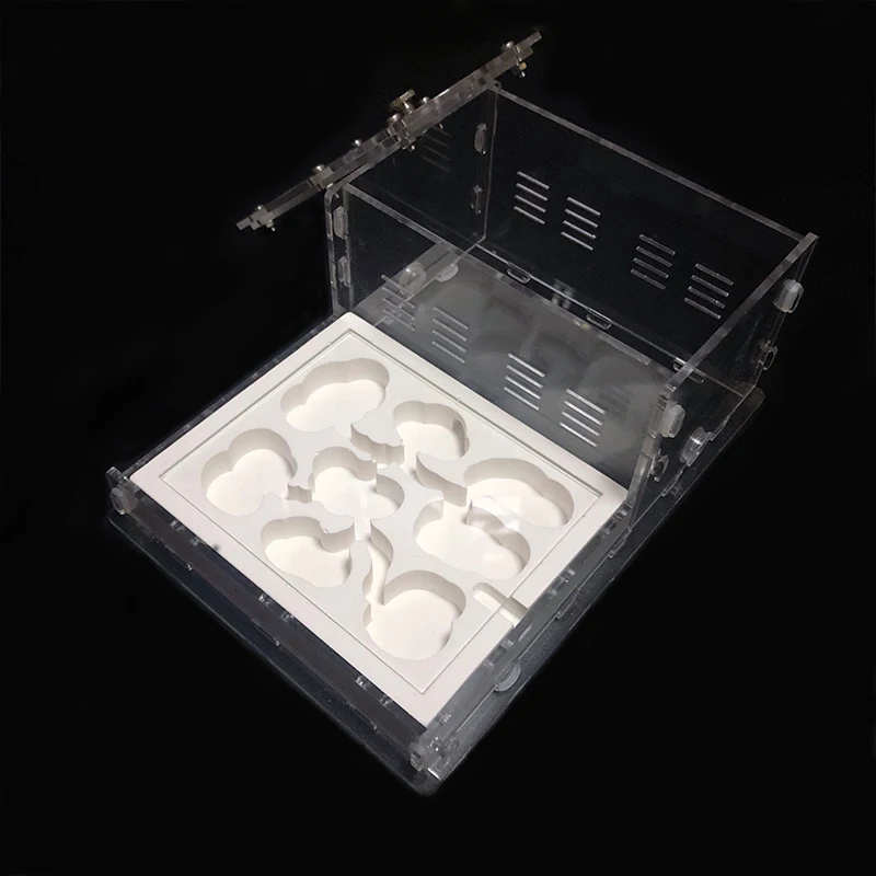 Acrylic Flat Ant Farm Ecological Plaster Ant Nest With Feeding Area Gypsum Ant House Anthill Pet Ant Workshop 8* 13*7.5cm NEW
Acrylic Flat Ant Farm Ecological Plaster Ant Nest With Feeding Area Gypsum Ant House Anthill Pet Ant Workshop 8* 13*7.5cm NEW