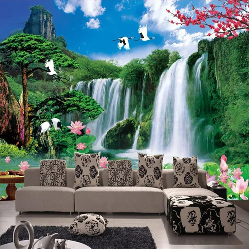 Dropship Custom Mural Wallpaper 3D Waterfalls Nature Landscape Fresco Study Chinese Style Classic Home Decor 3D Wall Painting
Dropship Custom Mural Wallpaper 3D Waterfalls Nature Landscape Fresco Study Chinese Style Classic Home Decor 3D Wall Painting