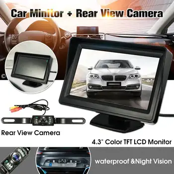 4.3" TFT LCD Auto Car Monitor Display Screen Reverse Rear View Camera Parking System Night Vision Waterproof NTSC PAL
4.3" TFT LCD Auto Car Monitor Display Screen Reverse Rear View Camera Parking System Night Vision Waterproof NTSC PAL