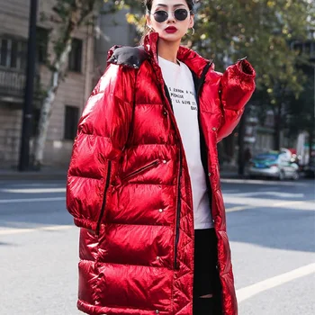 winter women outerwear thick warm women down jackets bright ladies down jackets red women parkas hooded winter clothing 
winter women outerwear thick warm women down jackets bright ladies down jackets red women parkas hooded winter clothing
