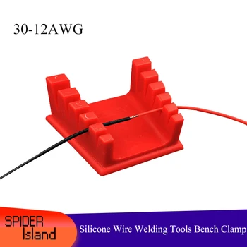 DIY Tool 30-12AWG Silicone Wire Welding Tools Fixture Bench Clamp Support Clamp Fixing Clamp With Magnet
DIY Tool 30-12AWG Silicone Wire Welding Tools Fixture Bench Clamp Support Clamp Fixing Clamp With Magnet