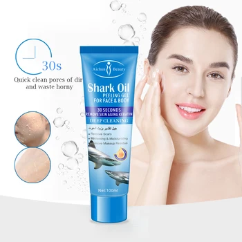 100g Shark Oil Peeling Gel for Face Body 
100g Shark Oil Peeling Gel for Face Body