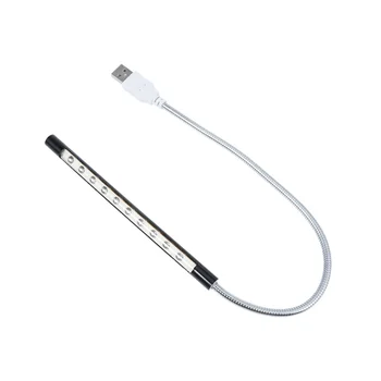 2 Pcs USB Night Light Metal 10 LEDs Eye Protection Lamp Laptop Lamp for Wardrobe
2 Pcs USB Night Light Metal 10 LEDs Eye Protection Lamp Laptop Lamp for Wardrobe