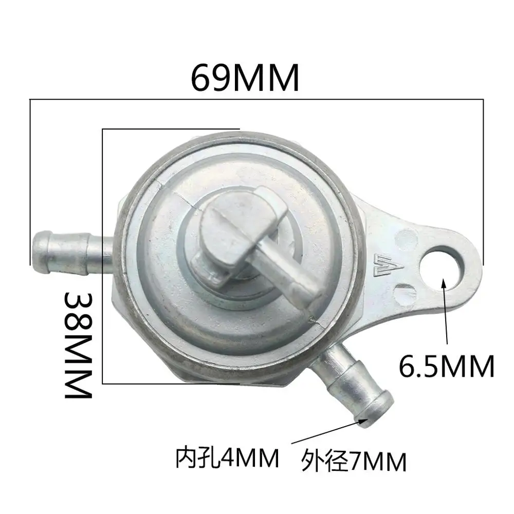 Inline Vacuum Fuel Pump Valve Switch Petcock for GY6 50cc 150cc 250cc ATV Scooter
Inline Vacuum Fuel Pump Valve Switch Petcock for GY6 50cc 150cc 250cc ATV Scooter