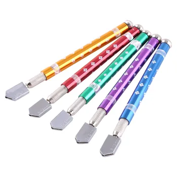 5 Colors Roller Type Glass Cutter 170mm Cutting Glass Plate Cutter Non-slip Frosted Aluminum Alloy Handle Glass Cutter Roller
5 Colors Roller Type Glass Cutter 170mm Cutting Glass Plate Cutter Non-slip Frosted Aluminum Alloy Handle Glass Cutter Roller