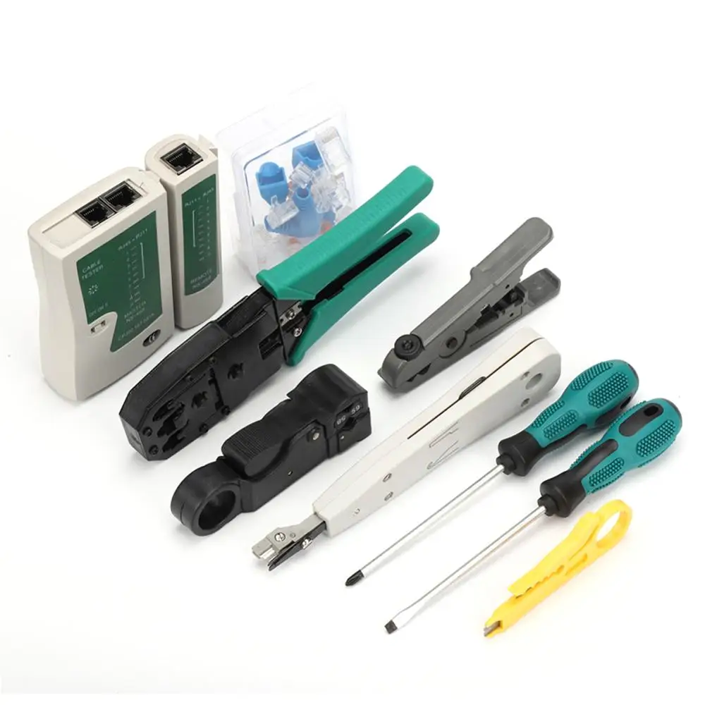 Household Repair Hand Tool 14pcs Portable Hardware Tool Combination Set Network Cable Combination Tool Network Cable Pliers Set
Household Repair Hand Tool 14pcs Portable Hardware Tool Combination Set Network Cable Combination Tool Network Cable Pliers Set