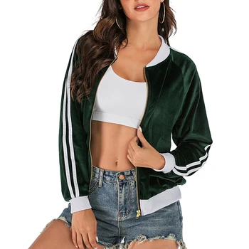 Spring Autumn Women Casual Pure Color Jacket Long Sleeve Tops Slim Baseball Suit Zipper Stand Collar Casual Coat Outwear
Spring Autumn Women Casual Pure Color Jacket Long Sleeve Tops Slim Baseball Suit Zipper Stand Collar Casual Coat Outwear