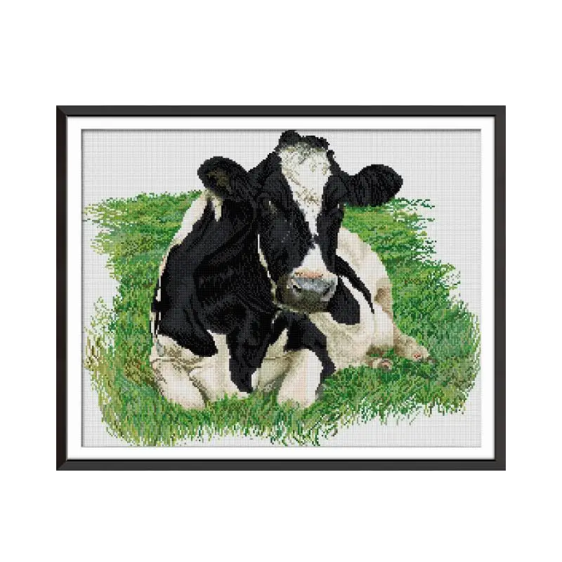 Cow cross stitch kit Square Round Drill stitching embroidery DIY handmade needlework
Cow cross stitch kit Square Round Drill stitching embroidery DIY handmade needlework