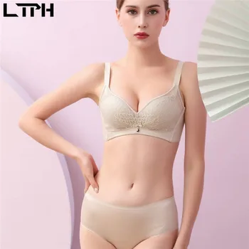 LTPH 2020 Summer new arrival tempting comfortable Wire Free Solid color Lace lingerie set thick cup Push Up anti sagging bra 
LTPH 2020 Summer new arrival tempting comfortable Wire Free Solid color Lace lingerie set thick cup Push Up anti sagging bra