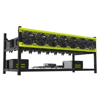 S SKYEE 8 GPU Open Air Mining Rig Rack Alloy Graphics Chassis Frame Miner V3D ETH BTC bitcon Ethereum Computer Mining Frame Rig
S SKYEE 8 GPU Open Air Mining Rig Rack Alloy Graphics Chassis Frame Miner V3D ETH BTC bitcon Ethereum Computer Mining Frame Rig