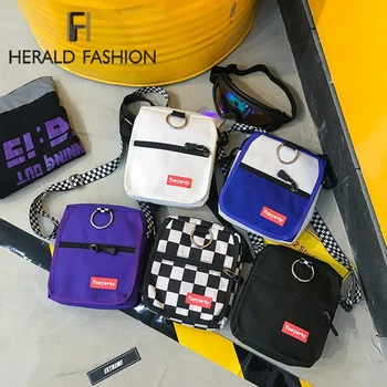 Herald Fashion Women Canvas Messenger Bag Hong Kong Style Harajuku Contrast Color Small Bag Korean Fashionable Shoulder Bags
Herald Fashion Women Canvas Messenger Bag Hong Kong Style Harajuku Contrast Color Small Bag Korean Fashionable Shoulder Bags