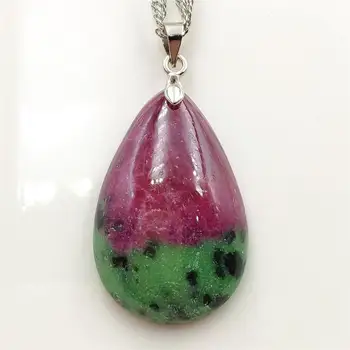 Genuine Natural Ruby Zoisite Pendant Red Green Water Drop Women Men 33x22x7mm Gemstone Gift Necklace Pendant Jewelry AAAAA
Genuine Natural Ruby Zoisite Pendant Red Green Water Drop Women Men 33x22x7mm Gemstone Gift Necklace Pendant Jewelry AAAAA
