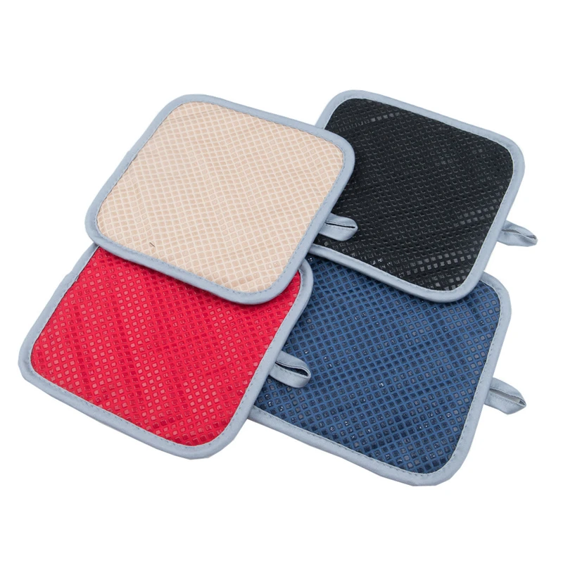 Thicken Heat Resistant Table Pads With Hanging Silicone Grip Square Cotton Pot Holders Home Kitchen Cooking Accessories 20*20cm
Thicken Heat Resistant Table Pads With Hanging Silicone Grip Square Cotton Pot Holders Home Kitchen Cooking Accessories 20*20cm