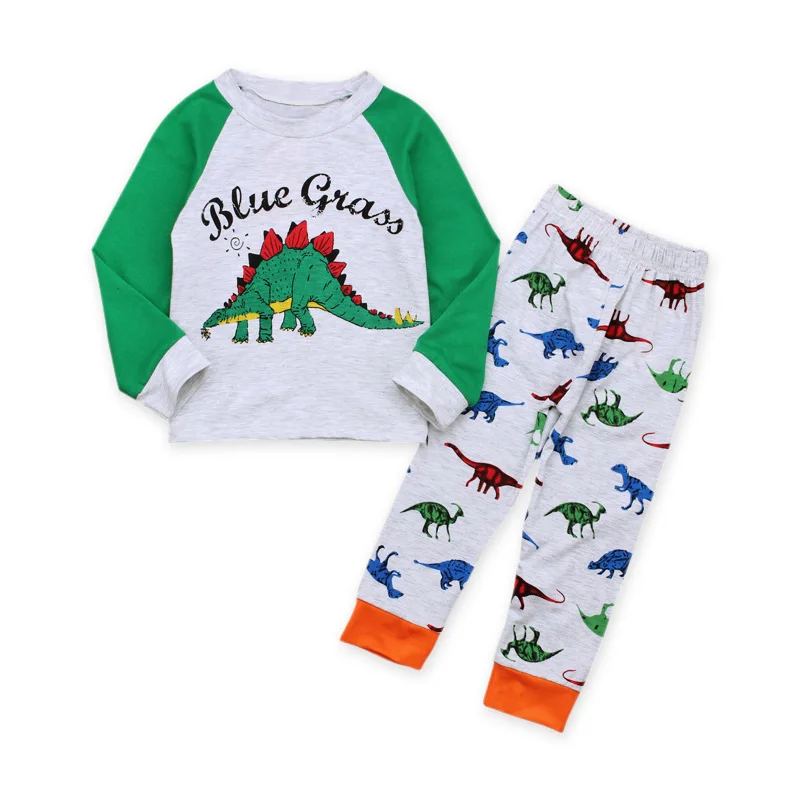 Children Europe And America Spring And Autumn-BOY'S Dinosaur Lettered Long-sleeved T-shirt + Trousers Piece Tracksuit Childrensw
Children Europe And America Spring And Autumn-BOY'S Dinosaur Lettered Long-sleeved T-shirt + Trousers Piece Tracksuit Childrensw