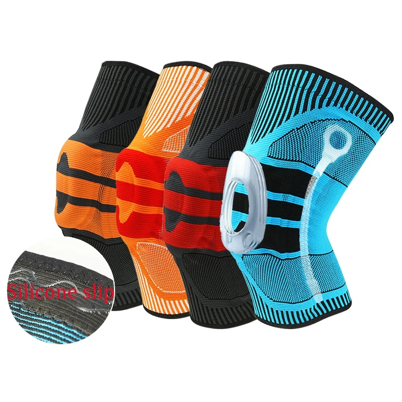 3D Knee Support Protector Brace Silicone Spring Knee Pad Knitted Compression Elastic Knee Sleeve Support Patella Protectors
3D Knee Support Protector Brace Silicone Spring Knee Pad Knitted Compression Elastic Knee Sleeve Support Patella Protectors