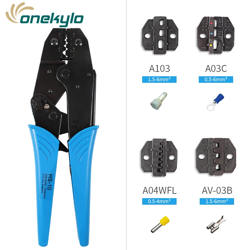 HS-10 mult tool terminals ratchet crimper kit crimping tool 4jaws electric cable tools TAB crimp tool 9" pliers
HS-10 mult tool terminals ratchet crimper kit crimping tool 4jaws electric cable tools TAB crimp tool 9" pliers