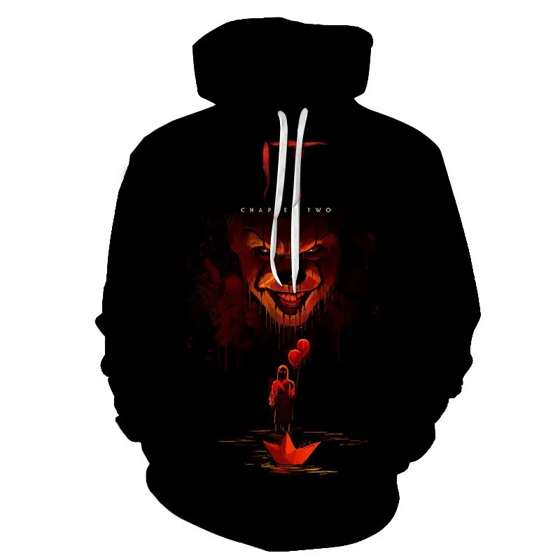 PINSHUN Clown Hoodies Sweatshirt 3d Hoodie Men Women Tracksuit Black Hoody Pocket Pullover Autumn Cloth Streetwear Drop Ship
PINSHUN Clown Hoodies Sweatshirt 3d Hoodie Men Women Tracksuit Black Hoody Pocket Pullover Autumn Cloth Streetwear Drop Ship