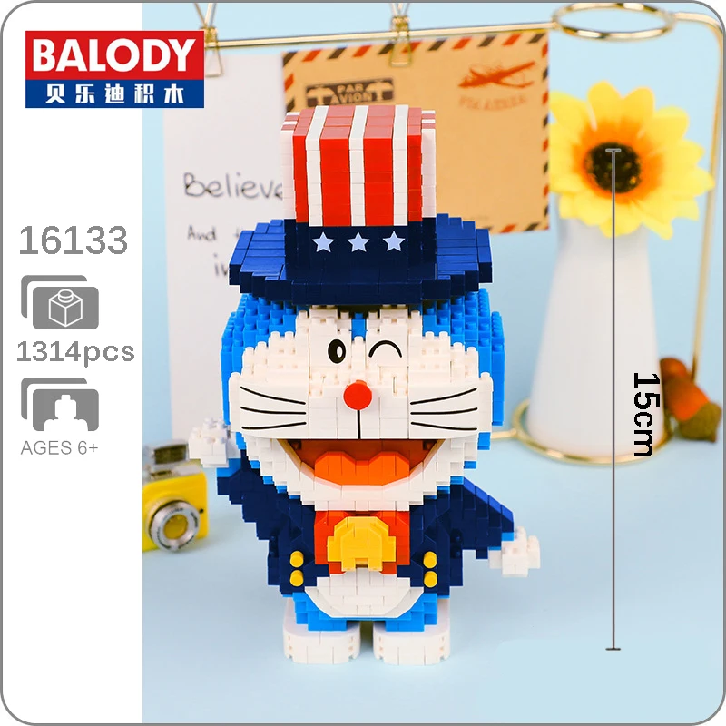Balody Animal Building Blocks Anime Doraemon Magician Cat 3D Model DIY Mini Diamond Bricks Assemble Toy for Boys Gifts
Balody Animal Building Blocks Anime Doraemon Magician Cat 3D Model DIY Mini Diamond Bricks Assemble Toy for Boys Gifts