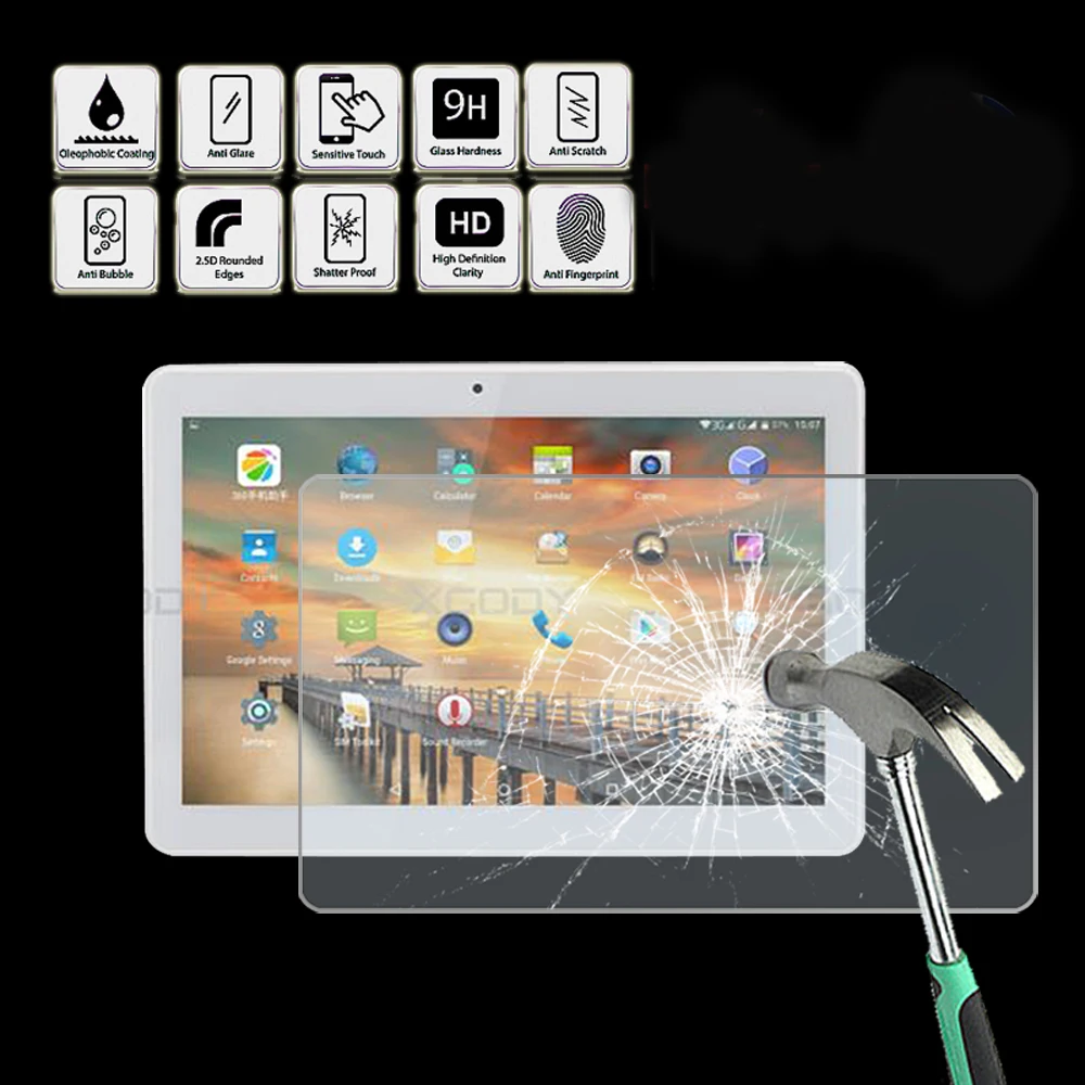 For XGODY T950 9.5" - Tablet Tempered Glass Screen Protector Cover Anti Fingerprint Screen Film Protector Guard Cover
For XGODY T950 9.5" - Tablet Tempered Glass Screen Protector Cover Anti Fingerprint Screen Film Protector Guard Cover