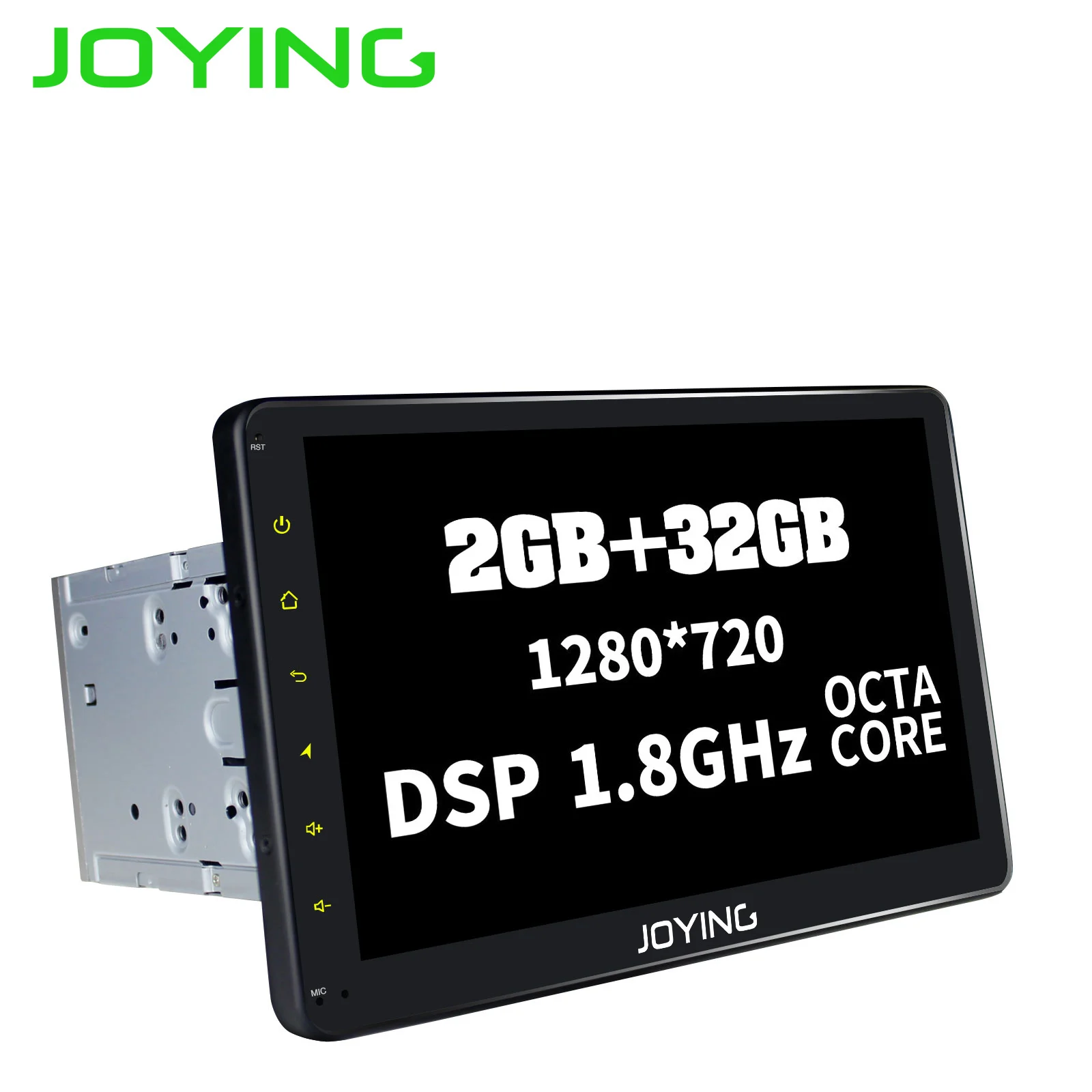 JOYING Android 8 1 2 din Авторадио Стерео мультимедийный плеер GPS Радио 10 ''IPS HD экран