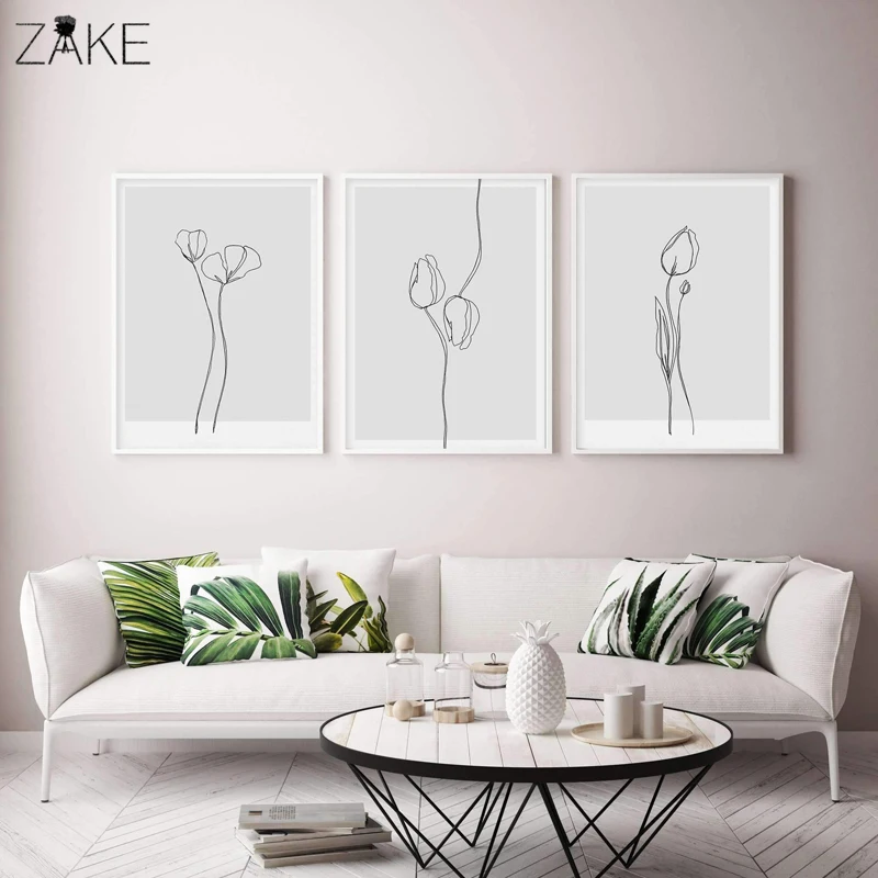 Nordic Wall Picture Minimalism Line Flowers Canvas Painting Wall Art Decorative Scandinavian Poster Print Cuadros Living Room
Nordic Wall Picture Minimalism Line Flowers Canvas Painting Wall Art Decorative Scandinavian Poster Print Cuadros Living Room