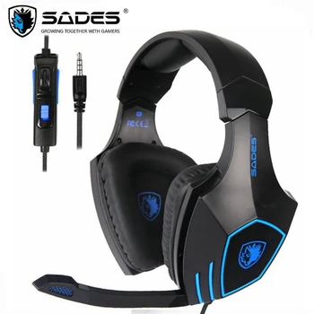 SADES SA819 3.5mm Stereo Gaming Headphone Volume Control Light Headset with Noise Cancelling Microphone for PUBG PC PS4 Laptop
SADES SA819 3.5mm Stereo Gaming Headphone Volume Control Light Headset with Noise Cancelling Microphone for PUBG PC PS4 Laptop