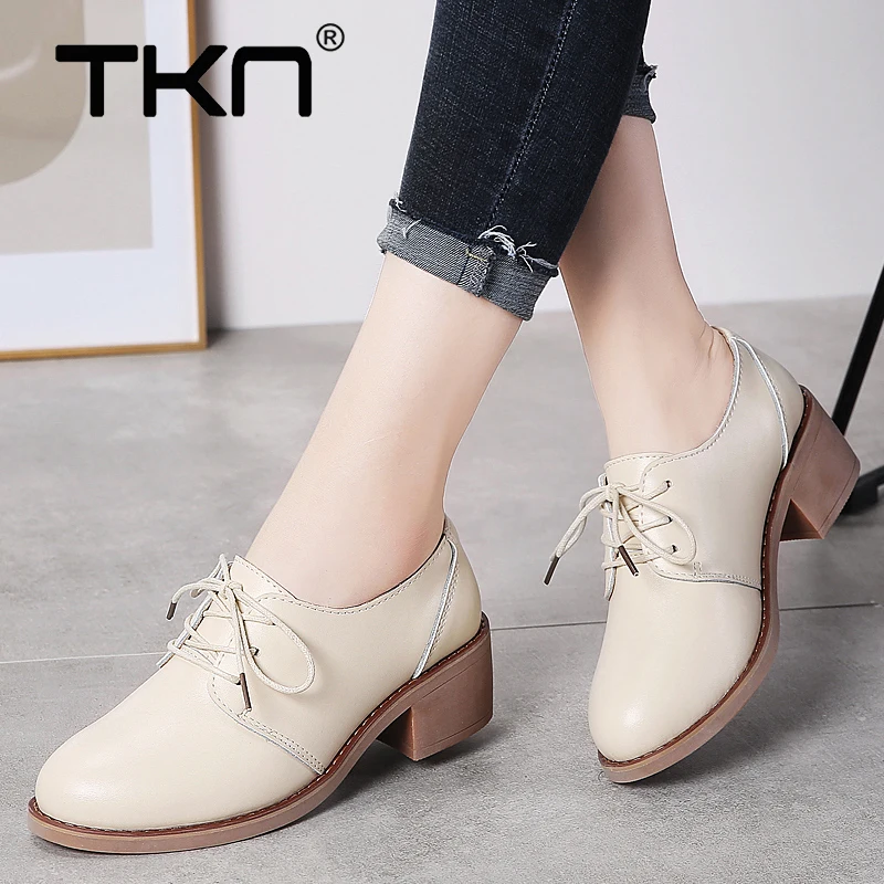 TKN Autumn Women Genuine Leather Flats Shoes Ladies Lace-up Casual Sneakers Woman Light Breathable Flats Creepers Shoes 729
TKN Autumn Women Genuine Leather Flats Shoes Ladies Lace-up Casual Sneakers Woman Light Breathable Flats Creepers Shoes 729