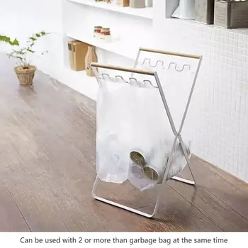 Folding Garbage Storage Stand Living Room Balcony Garbage Bag Bracket Wrought Iron Storage Rack 
Folding Garbage Storage Stand Living Room Balcony Garbage Bag Bracket Wrought Iron Storage Rack