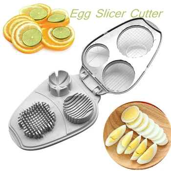 AA Egg Slicer Cutter Multifunctional 3 in 1 Stainless Steel Manual Egg Slicers Hard Boiled Eggs Slicer Tool Kitchen Tool Gadget
AA Egg Slicer Cutter Multifunctional 3 in 1 Stainless Steel Manual Egg Slicers Hard Boiled Eggs Slicer Tool Kitchen Tool Gadget