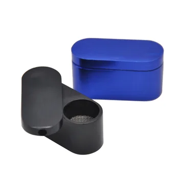 Metal aluminum double-layer pipe rotating portable mini double smoking pipe metal pipe pipe folding smoking
Metal aluminum double-layer pipe rotating portable mini double smoking pipe metal pipe pipe folding smoking