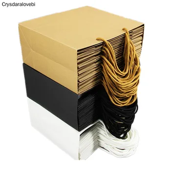 20pcs 28*20*10cm White Black Simple Paper Gift Bag Kraft Paper Candy Box With Handle Wedding Birthday Party Gift Package
20pcs 28*20*10cm White Black Simple Paper Gift Bag Kraft Paper Candy Box With Handle Wedding Birthday Party Gift Package