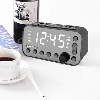 Multifunctional Alarm Clock Timer Dual Alarm FM DAB Radio With Led Screen And Dual USB Interfaces
Multifunctional Alarm Clock Timer Dual Alarm FM DAB Radio With Led Screen And Dual USB Interfaces