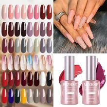 Mizhse semi-permanente uv verniz gel verniz matting casaco superior unha polonês gellak lantejoulas gel unhas decorações manicure design(China)