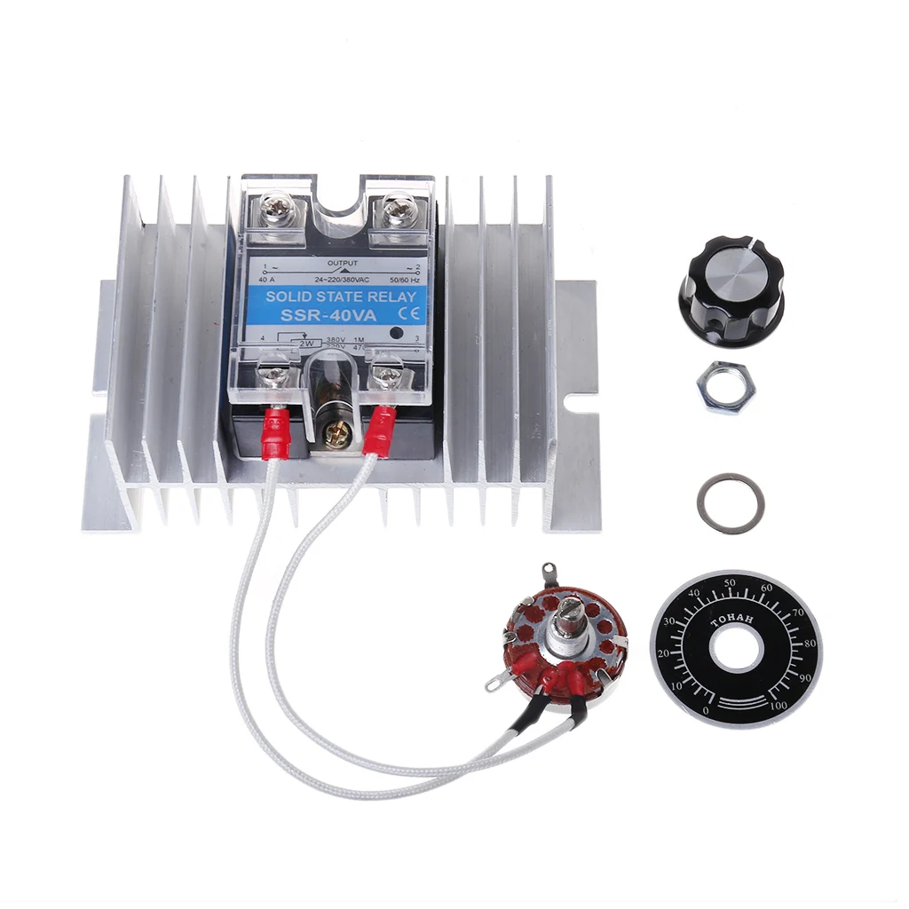 8KW High Power SCR Voltage Regulator 0-220V Motor Speed / Temperature / Light Controller
8KW High Power SCR Voltage Regulator 0-220V Motor Speed / Temperature / Light Controller