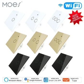 NEW Upgraded WiFi Smart RF433 Touch Switch 2/3 Way Smart Life/Tuya App Control,Alexa Google Home Voice Control 1/2/3 Gang
NEW Upgraded WiFi Smart RF433 Touch Switch 2/3 Way Smart Life/Tuya App Control,Alexa Google Home Voice Control 1/2/3 Gang