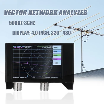 4.0 Inch Screen 3G Vector Network Analyzer SAA-2N NanoVNA V2 Antenna Analyzer Shortwave HF VHF UHF with Iron Housing
4.0 Inch Screen 3G Vector Network Analyzer SAA-2N NanoVNA V2 Antenna Analyzer Shortwave HF VHF UHF with Iron Housing