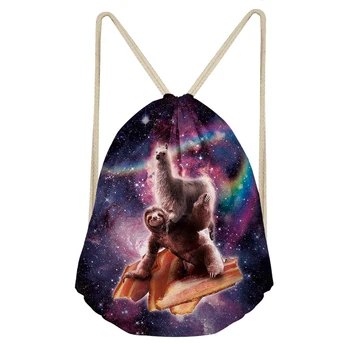 Sloth And Alpaca Pizza Universe Printing Drawstring Bags Super Cool Polyester Backpack For Women Men Pouch Backpacks Gymsack Bag
Sloth And Alpaca Pizza Universe Printing Drawstring Bags Super Cool Polyester Backpack For Women Men Pouch Backpacks Gymsack Bag