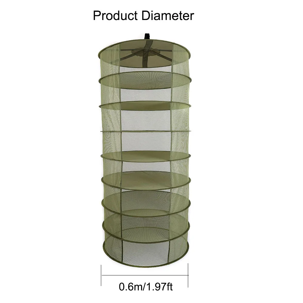 4/6/8 Layers Hanging Basket Folding Drying Rack Herb Dry Net with Zipper Drying Net Dryer Bag Mesh For Herbs Flowers Buds Plants
4/6/8 Layers Hanging Basket Folding Drying Rack Herb Dry Net with Zipper Drying Net Dryer Bag Mesh For Herbs Flowers Buds Plants