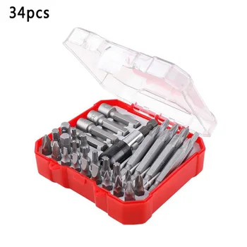 34 / 42pcs Screwdriver Bit Nut Driver Set Magnetic Bit Holder Screwdriver Set chrome vanadium steel accessories
34 / 42pcs Screwdriver Bit Nut Driver Set Magnetic Bit Holder Screwdriver Set chrome vanadium steel accessories