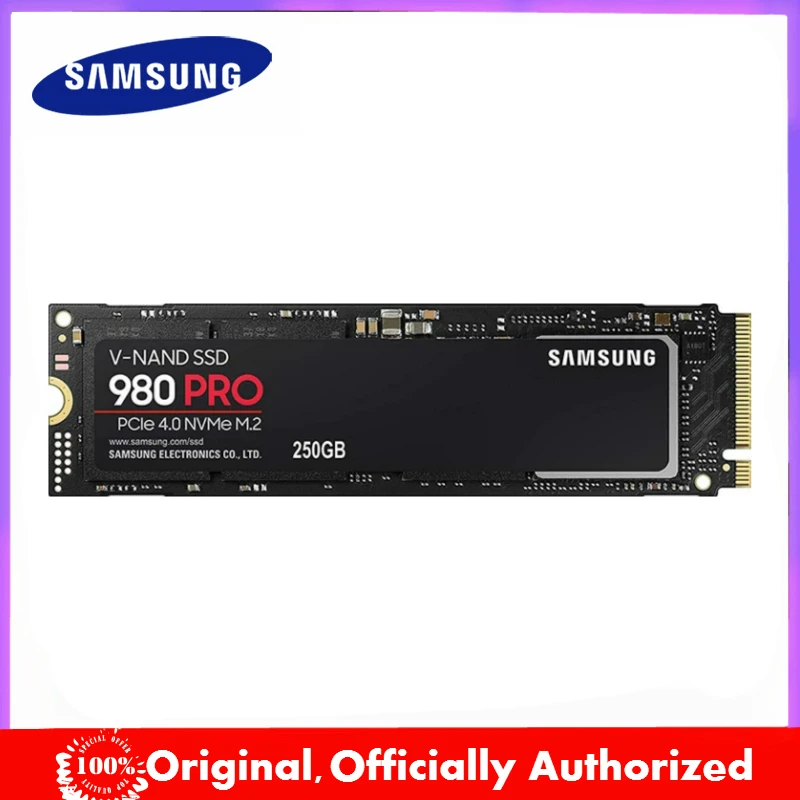 Внутренний твердотельный диск SAMSUNG SSD 980 PRO M.2 1 ТБ 500 Гб 250 ГБ M2 PCIe Gen 4 0x4 NVMe 1.3c 2280 |