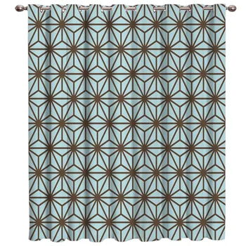 Blue Modern Geometry Room Curtains Large Window Curtain Rod Living Room Bathroom Drapes Indoor Kids Window Treatment Ideas Wind
Blue Modern Geometry Room Curtains Large Window Curtain Rod Living Room Bathroom Drapes Indoor Kids Window Treatment Ideas Wind