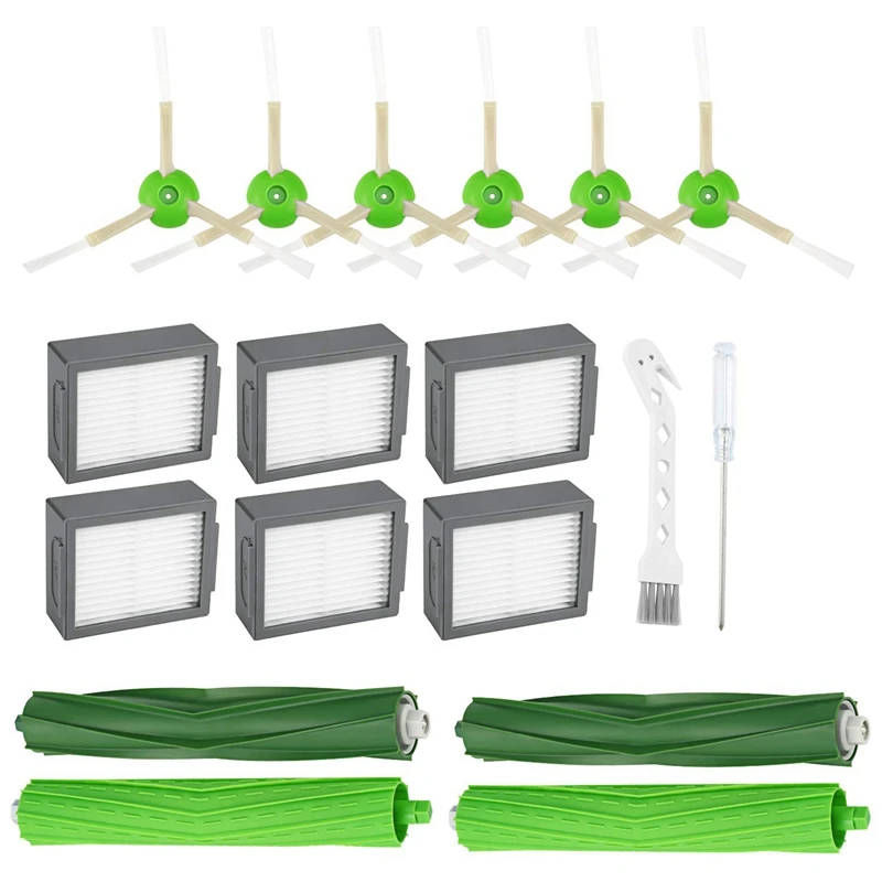 SANQ High Efficiency Filters Edge-Sweeping Brushes Replacement Parts for IRobot Roomba I7 I7+/I7 Plus E5 E6 Vacuum Cleaner Acces
SANQ High Efficiency Filters Edge-Sweeping Brushes Replacement Parts for IRobot Roomba I7 I7+/I7 Plus E5 E6 Vacuum Cleaner Acces
